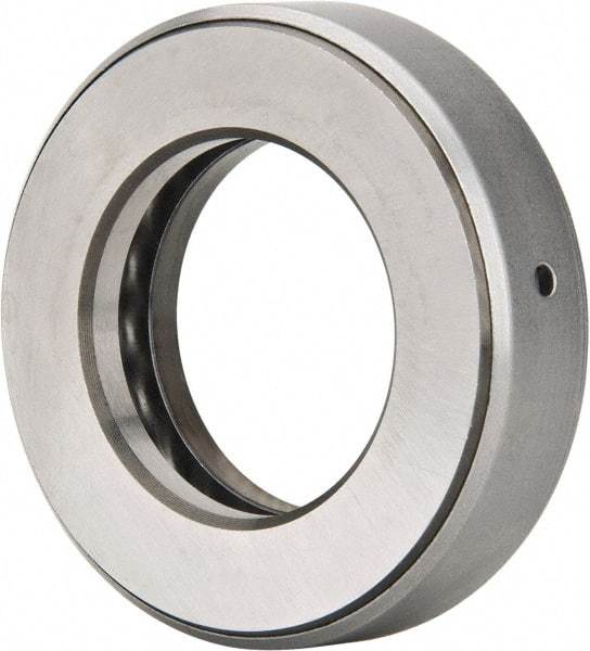 INA Bearing - 1-7/8" Inside x 3-7/32" Outside Diam, 13/16" Thick, Steel Ball Thrust Bearing - 27,500 Lbs. Static Capacity, 10,800 Max Pressure x Velocity - A1 Tooling