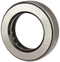 INA Bearing - 2-1/16" Inside x 3-11/32" Outside Diam, 13/16" Thick, Steel Ball Thrust Bearing - 29,000 Lbs. Static Capacity, 10,800 Max Pressure x Velocity - A1 Tooling