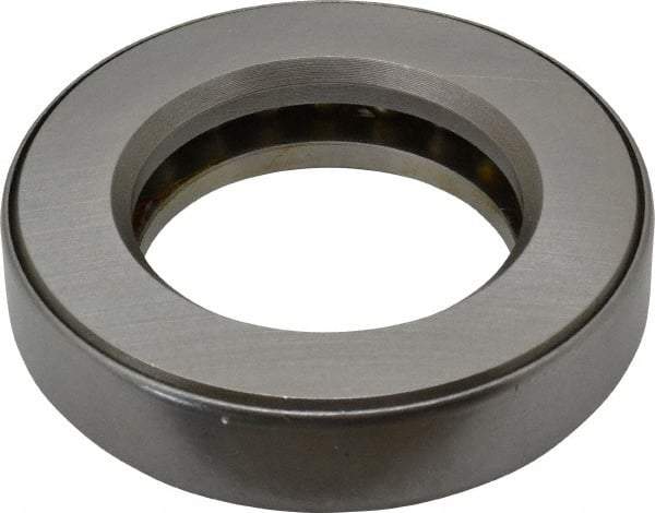 INA Bearing - 2-1/8" Inside x 3-19/32" Outside Diam, 13/16" Thick, Steel Ball Thrust Bearing - 30,000 Lbs. Static Capacity, 11,100 Max Pressure x Velocity - A1 Tooling