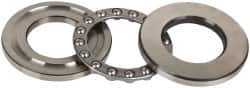 INA Bearing - 1-5/8" Inside x 2.969" Outside Diam, 13/16" Thick, Steel Ball Thrust Bearing - 14,000 Lbs. Static Capacity, 6,100 Max Pressure x Velocity - A1 Tooling