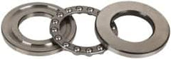 INA Bearing - 2-3/16" Inside x 3-19/32" Outside Diam, 13/16" Thick, Steel Ball Thrust Bearing - 22,600 Lbs. Static Capacity, 9,000 Max Pressure x Velocity - A1 Tooling