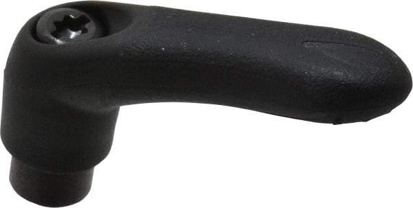 Gibraltar - 1/4-20, 0.39" Hub Diam, Thermoplastic Elastomer Adjustable Clamping Handle - A1 Tooling