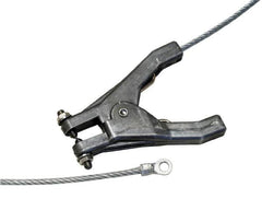 Hubbell Workplace - 19 AWG, 3 Ft., Hand Clamp, Terminal, Grounding Cable with Clamps - Noninsulated - A1 Tooling