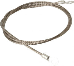 Hubbell Workplace - 19 AWG, 3 Ft., Terminal, Grounding Cable with Clamps - Noninsulated, Includes (2) 1/4 Inch Terminals - A1 Tooling