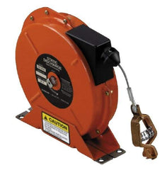 Hubbell Workplace - 1/8 Inch x 50 Ft. Stranded Cable Grounding Reel - Spring Driven Reel - A1 Tooling