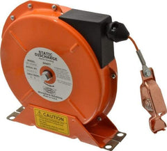 Hubbell Workplace - 1/8 Inch x 50 Ft. Stranded Cable Grounding Reel - Spring Driven Reel - A1 Tooling