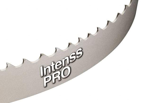 Starrett - 6 to 10 TPI, 12' Long x 1-1/4" Wide x 0.042" Thick, Welded Band Saw Blade - Bi-Metal, Toothed Edge, Raker Tooth Set, Contour Cutting - A1 Tooling