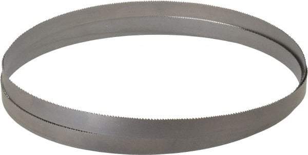 Starrett - 10 to 14 TPI, 9' Long x 3/4" Wide x 0.035" Thick, Welded Band Saw Blade - Bi-Metal, Toothed Edge, Raker Tooth Set, Contour Cutting - A1 Tooling