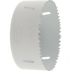 Value Collection - 4" Diam, 1-1/2" Cutting Depth, Hole Saw - Bi-Metal Saw, Toothed Edge - A1 Tooling