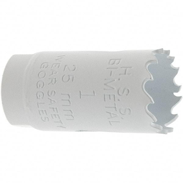 Value Collection - 1" Diam, 1-1/2" Cutting Depth, Hole Saw - Bi-Metal Saw, Toothed Edge - A1 Tooling