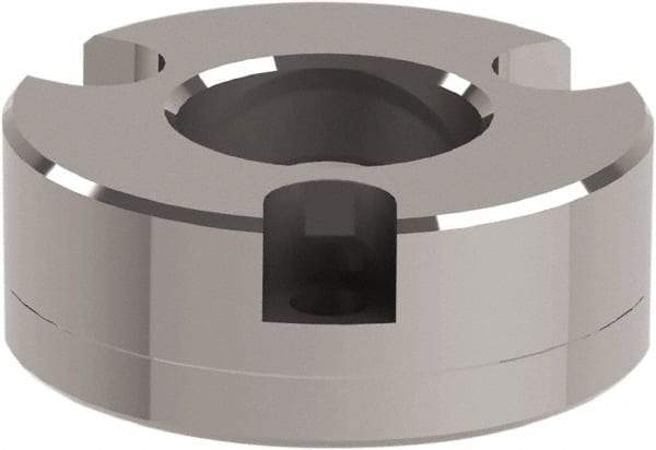 Jergens - Ball Lock System Compatible, Bolt-In Recessed Modular Fixturing Receiver Bushing - 20mm ID x 1-11/16" OD, 1-11/16" Overall Height - A1 Tooling