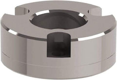 Jergens - Ball Lock System Compatible, Bolt-In Recessed Modular Fixturing Receiver Bushing - 25mm ID x 2-1/16" OD, 2-1/16" Overall Height - A1 Tooling