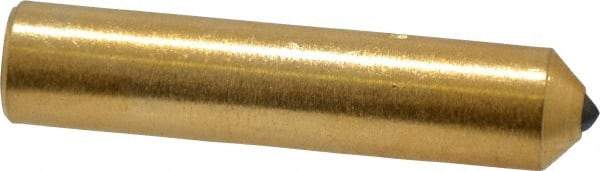 Norton - 1/2 Carat Single Point Diamond Dresser - 2" Long x 7/16" Shank Diam, Contains 3 Stones - A1 Tooling