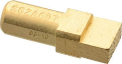 Norton - 7/16" Shank Multi-Point Diamond Dresser - 1/4" Diam x 1/2" Long x 3/8" Thick Diamond - A1 Tooling