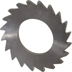 Made in USA - 1" Diam x 1/16" Blade Thickness x 1/2" Arbor Hole Diam, 20 Tooth Slitting and Slotting Saw - Arbor Connection, Solid Carbide, Concave Ground - A1 Tooling