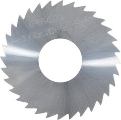 Made in USA - 1-3/4" Diam x 1/16" Blade Thickness x 5/8" Arbor Hole Diam, 32 Tooth Slitting and Slotting Saw - Arbor Connection, Solid Carbide, Concave Ground - A1 Tooling