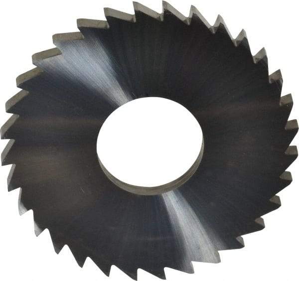 Made in USA - 1-3/4" Diam x 1/8" Blade Thickness x 5/8" Arbor Hole Diam, 32 Tooth Slitting and Slotting Saw - Arbor Connection, Solid Carbide, Concave Ground - A1 Tooling