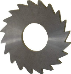 Made in USA - 1" Diam x 1/16" Blade Thickness x 3/8" Arbor Hole Diam, 20 Tooth Slitting and Slotting Saw - Arbor Connection, Right Hand, Uncoated, Solid Carbide, Concave Ground - A1 Tooling