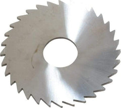 Made in USA - 1-3/4" Diam x 1/16" Blade Thickness x 1/2" Arbor Hole Diam, 32 Tooth Slitting and Slotting Saw - Arbor Connection, Solid Carbide, Concave Ground - A1 Tooling