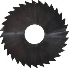 Made in USA - 1-3/4" Diam x 0.0313" Blade Thickness x 1/2" Arbor Hole Diam, 32 Tooth Slitting and Slotting Saw - Arbor Connection, Uncoated, Solid Carbide, Concave Ground - A1 Tooling