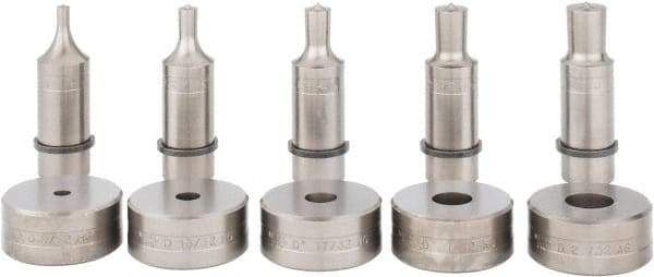 Metalpro - Ironworker Punch & Die Sets Set Type: Punch & Die Punch/Die Shape: Round - A1 Tooling