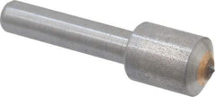 Made in USA - 1/4 Carat Single Point Diamond Dresser - 1-1/8" Long x 1/4" Shank Diam, 7/16" Diam x 5/8" Thick Head - A1 Tooling