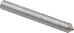 Made in USA - 1" Long x 1/8" Shank Diam Single Point Diamond Dresser - 90° Included Angle - A1 Tooling