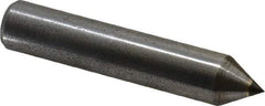 Made in USA - 1/3 Carat Single Pencil Point Diamond Dresser - 2" Long x 3/8" Shank Diam, 60° Included Angle - A1 Tooling