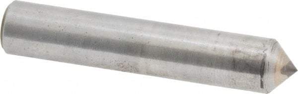 Made in USA - 1/2 Carat Single Pencil Point Diamond Dresser - 2" Long x 3/8" Shank Diam, 90° Included Angle - A1 Tooling