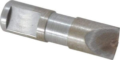 Made in USA - 0.005" Radius Single Point Diaform Diamond Dresser - 1-3/8" Long x 3/8" Shank Diam, 60° Included Angle - A1 Tooling