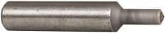 Made in USA - 0.01" Radius Single Point Diamond Dresser - 2" Long x 3/8" Shank Diam - A1 Tooling