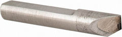 Made in USA - 0.02" Single Point Diamond Dresser - 1-9/16" Long x 1/4" Shank Diam, 40° Included Angle - A1 Tooling