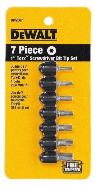 DeWALT - 7 Piece, Screwdriver Bit Set - Torx - A1 Tooling