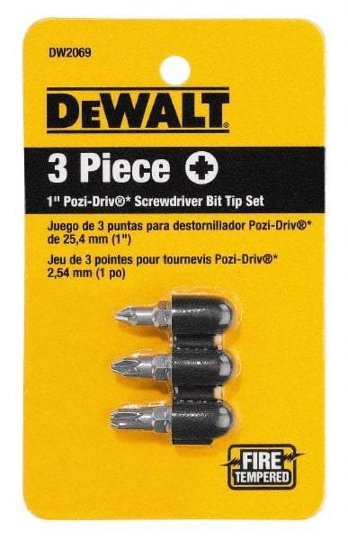 DeWALT - 3 Piece, Screwdriver Bit Set - A1 Tooling