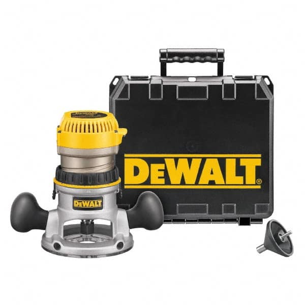 DeWALT - 1.75 hp, 24,500 RPM, Fixed Base Router Kit - 11 Amps, 1/4 and 1/2 Inch Collet - A1 Tooling