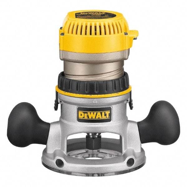 DeWALT - 24,500 RPM, 1.75 HP, 11 Amp, Fixed Base Electric Router - 1/4 and 1/2 Inch Collet - A1 Tooling