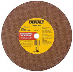 DeWALT - 12" Aluminum Oxide Cutoff Wheel - 7/64" Thick, 1" Arbor, 5,000 Max RPM, Use with Stationary Tools - A1 Tooling