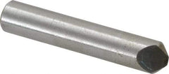 Value Collection - 1/4 Carat Single Point Chisel Edge Diamond - 2" Long x 3/8" Shank Diam, 75° Included Angle - A1 Tooling