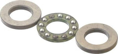 Boston Gear - 3/8" Inside x 11/16" Outside Diam, 9/32" Thick, Stainless Steel Ball Thrust Bearing - A1 Tooling