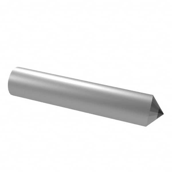 Norton - 1" Long x 1/4" Shank Diam Single Point Diamond Dresser - 60° Included Angle - A1 Tooling