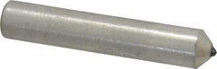 Norton - 1/4 Carat Single Point Diamond Dresser - 2" Long x 3/8" Shank Diam, 60° Included Angle - A1 Tooling