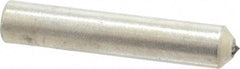 Norton - 1/2 Carat Single Point Diamond Dresser - 2" Long x 3/8" Shank Diam, 60° Included Angle - A1 Tooling