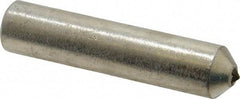 Norton - 1/2 Carat Single Point Diamond Dresser - 2" Long x 7/16" Shank Diam, 60° Included Angle - A1 Tooling