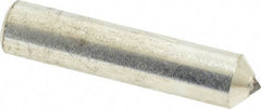 Norton - 3/4 Carat Single Point Diamond Dresser - 2" Long x 7/16" Shank Diam, 90° Included Angle - A1 Tooling