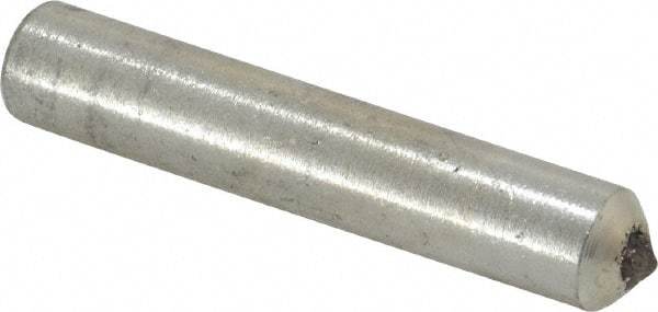 Norton - 1 Carat Single Point Diamond Dresser - 2" Long x 3/8" Shank Diam, 60° Included Angle - A1 Tooling