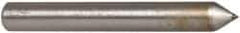 Norton - 1" Long x 1/8" Shank Diam Single Point Diamond Dresser - Convex Radius, 60° Included Angle - A1 Tooling