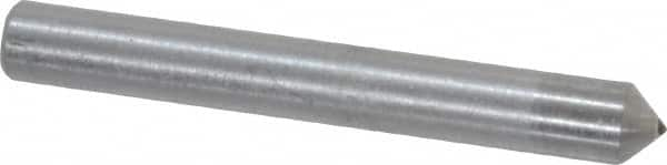 Norton - 1" Long x 1/8" Shank Diam Single Point Diamond Dresser - Convex Radius, 90° Included Angle - A1 Tooling