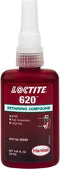 Loctite - 50 mL Bottle, Green, Medium Strength Liquid Retaining Compound - Series 620, 24 hr Full Cure Time, Heat Removal - A1 Tooling