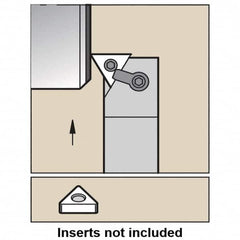Kennametal - MTFN, Right Hand Cut, 0° Lead Angle, 25mm Shank Height x 25mm Shank Width, Negative Rake Indexable Turning Toolholder - 150mm OAL, TN..1604.. Insert Compatibility, Series Kenloc - A1 Tooling
