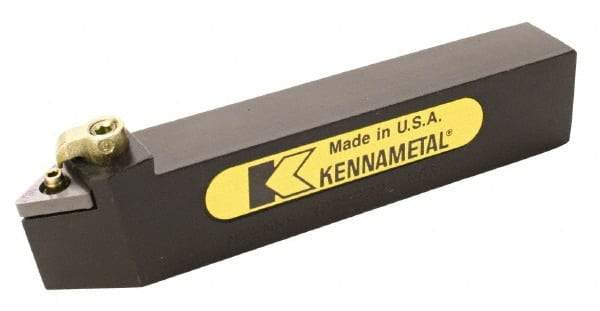 Kennametal - MTEN, Neutral Cut, 0° Lead Angle, 20mm Shank Height x 20mm Shank Width, Negative Rake Indexable Turning Toolholder - 125mm OAL, TN..1604.. Insert Compatibility, Series Kenloc - A1 Tooling